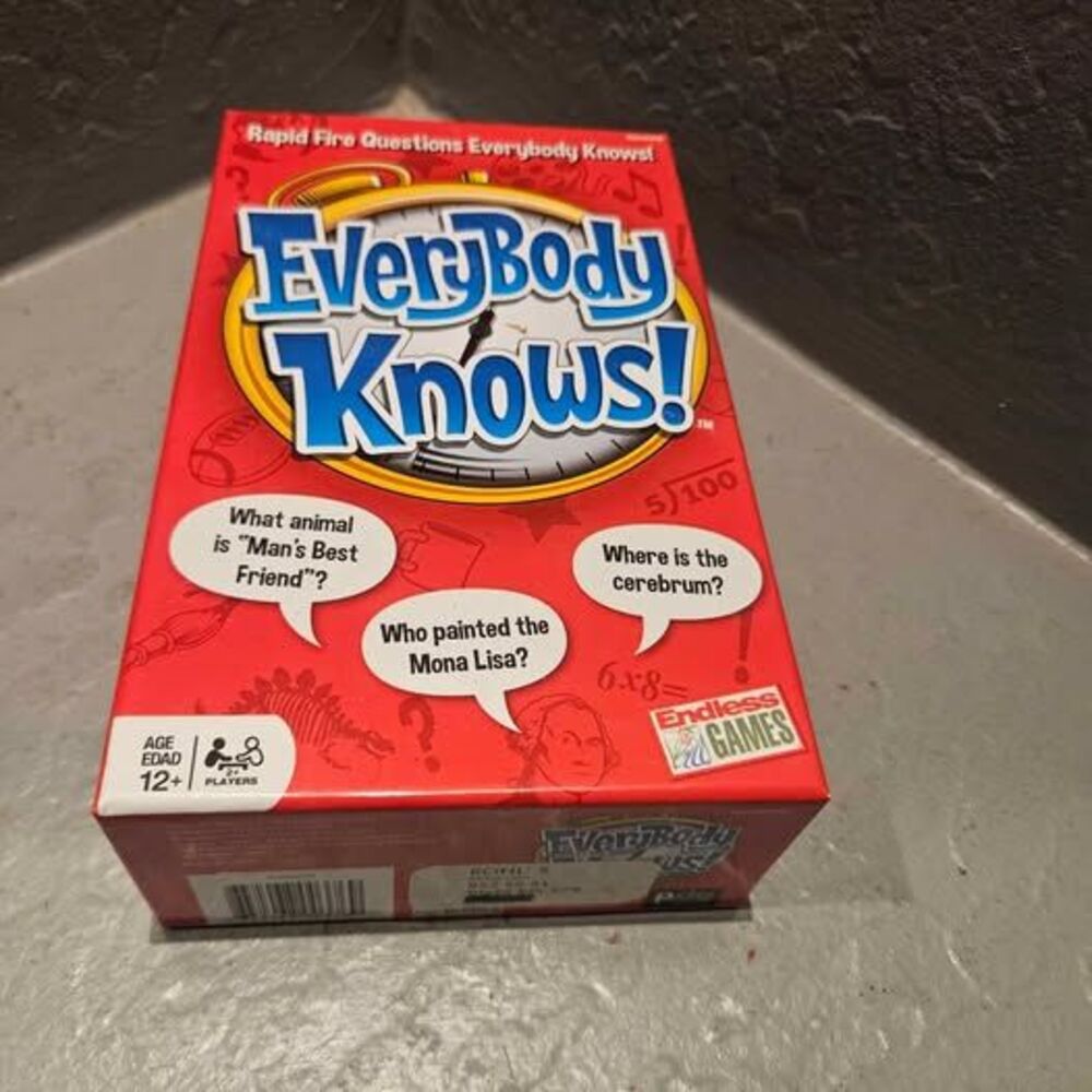 Endless Games Everybody Knows! trivia board game